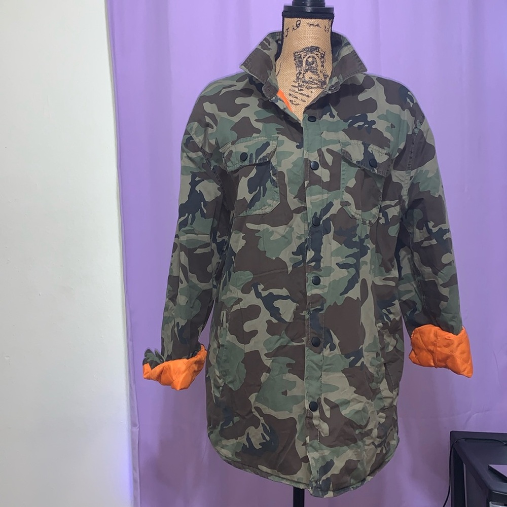PacSun Camo Bomber Jacket